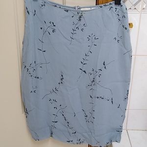 NWT cute fully lined blue skirt!